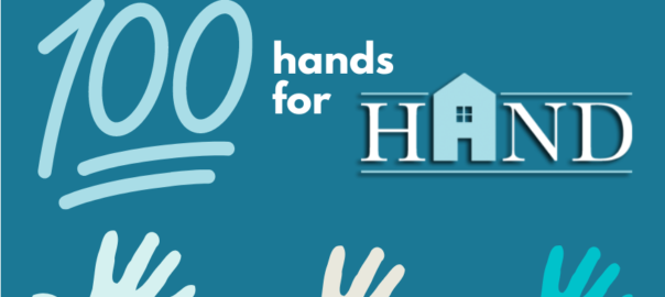 100 hands for HAND logo